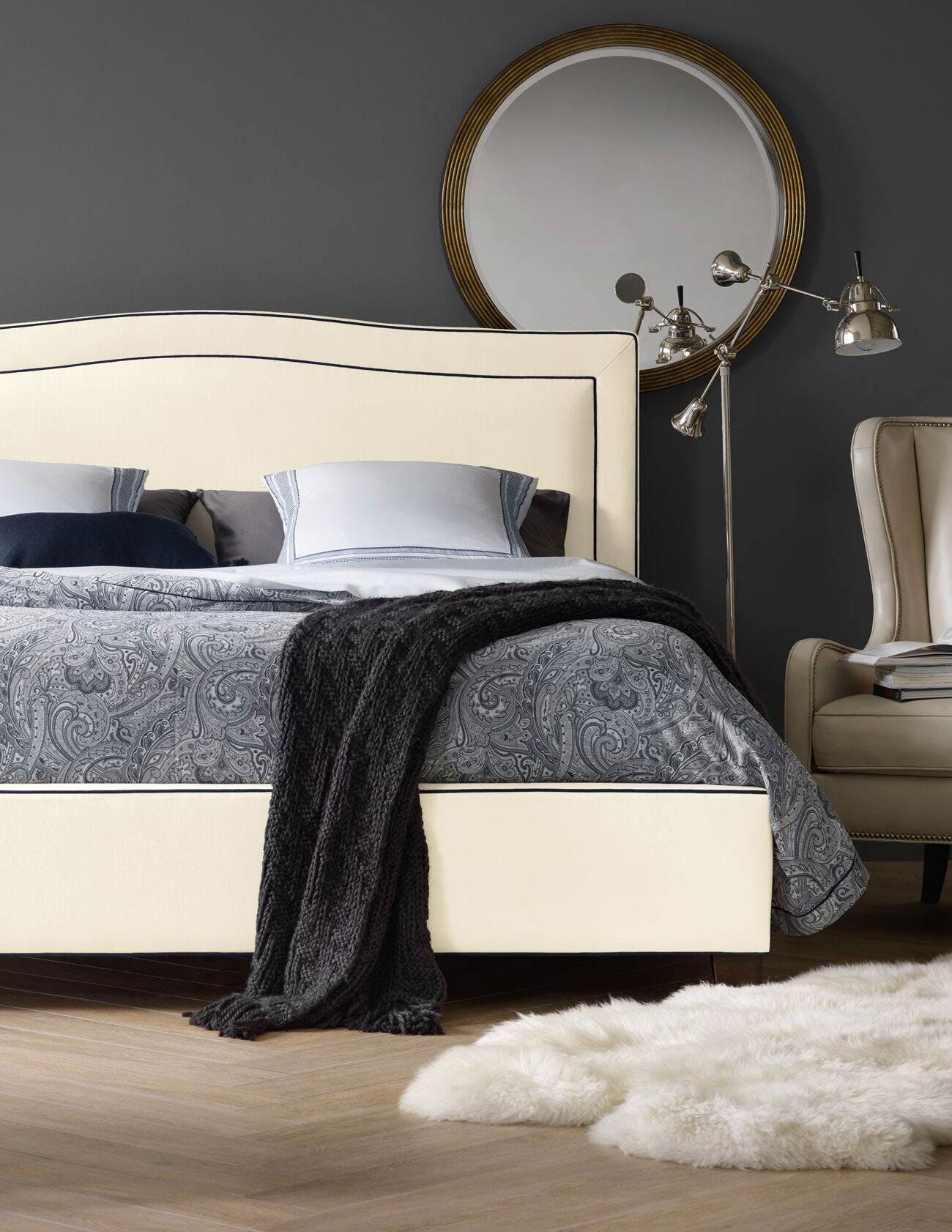 Updated Clics Trendy Transitional Home Furnishings Create The Perfect Environmentcustom Upholstered Beds
