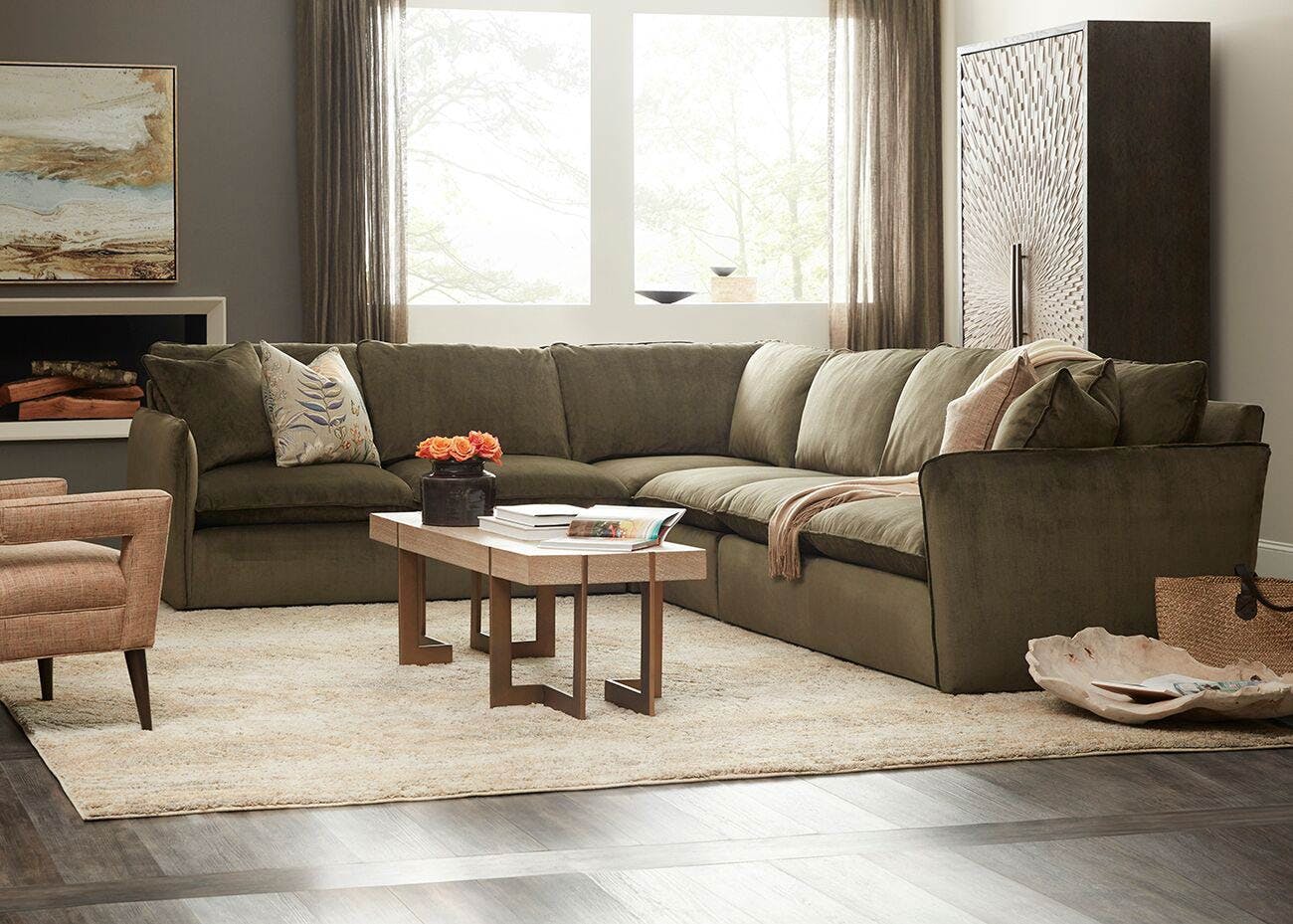 Updated Clics Trendy Transitional Home Furnishings Sam Moore Sectionals